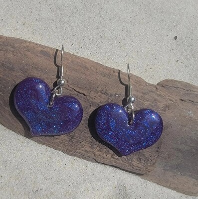 Heart Shaped Polymer Clay Earrings - image2